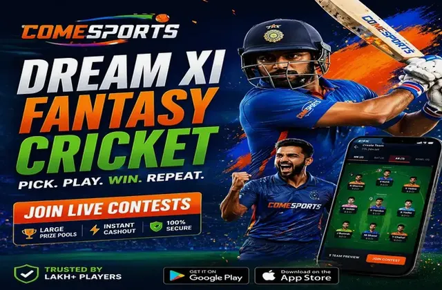 DREEM77 (dreem77 game) fantasy cricket & matchday visual 1